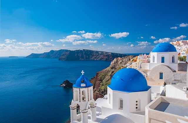 isola di santorini grecia  