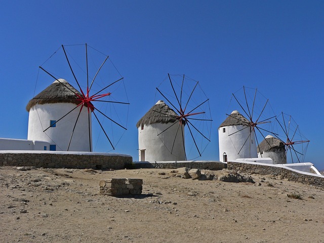 mykonos cicladi grecia  